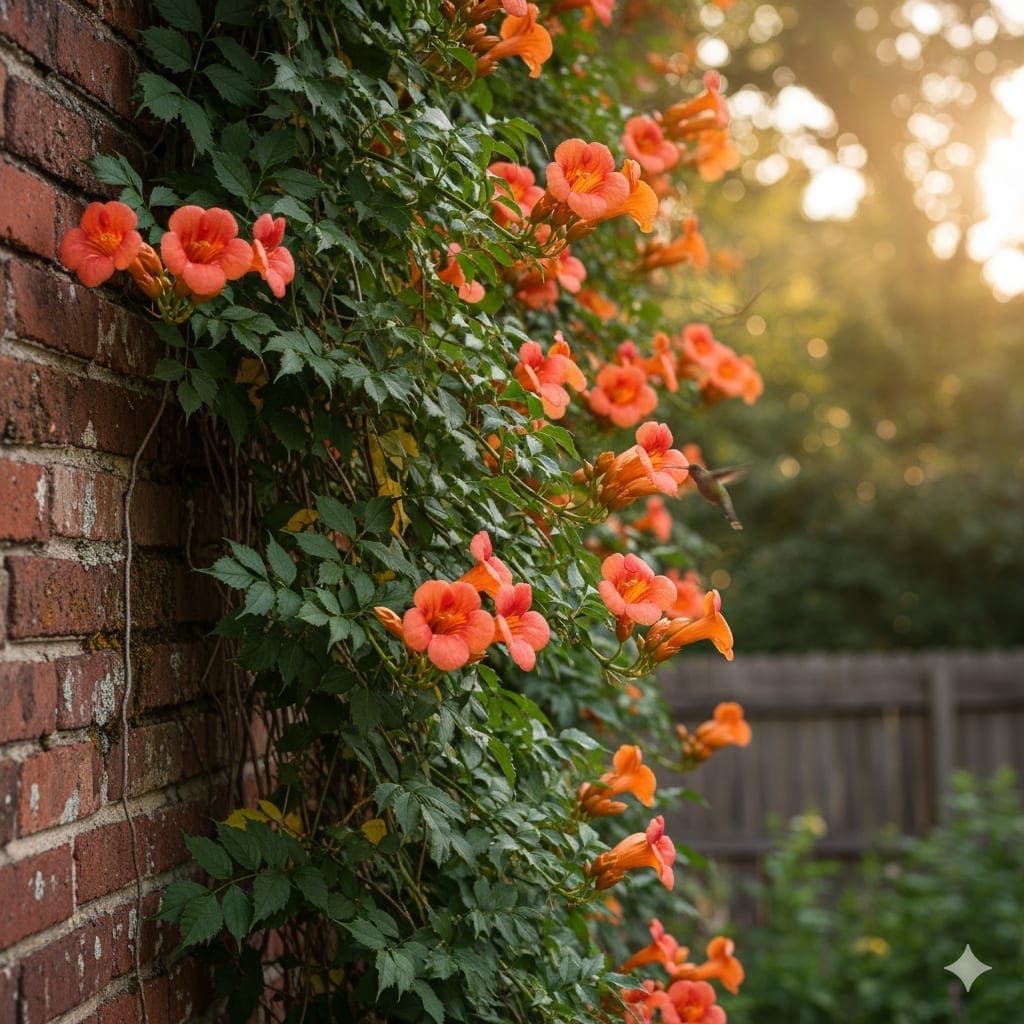 Campsis Radicans plant