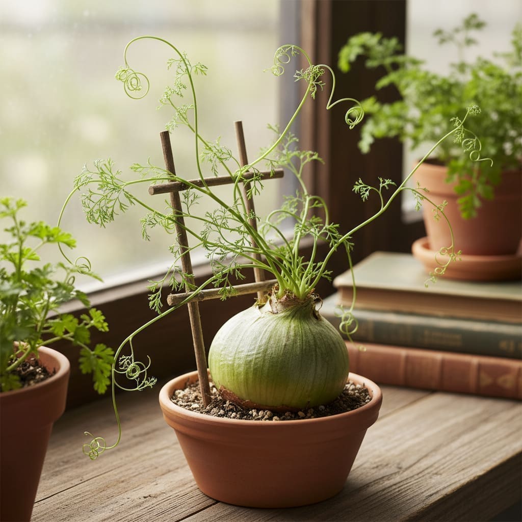 Climbing Onion plant