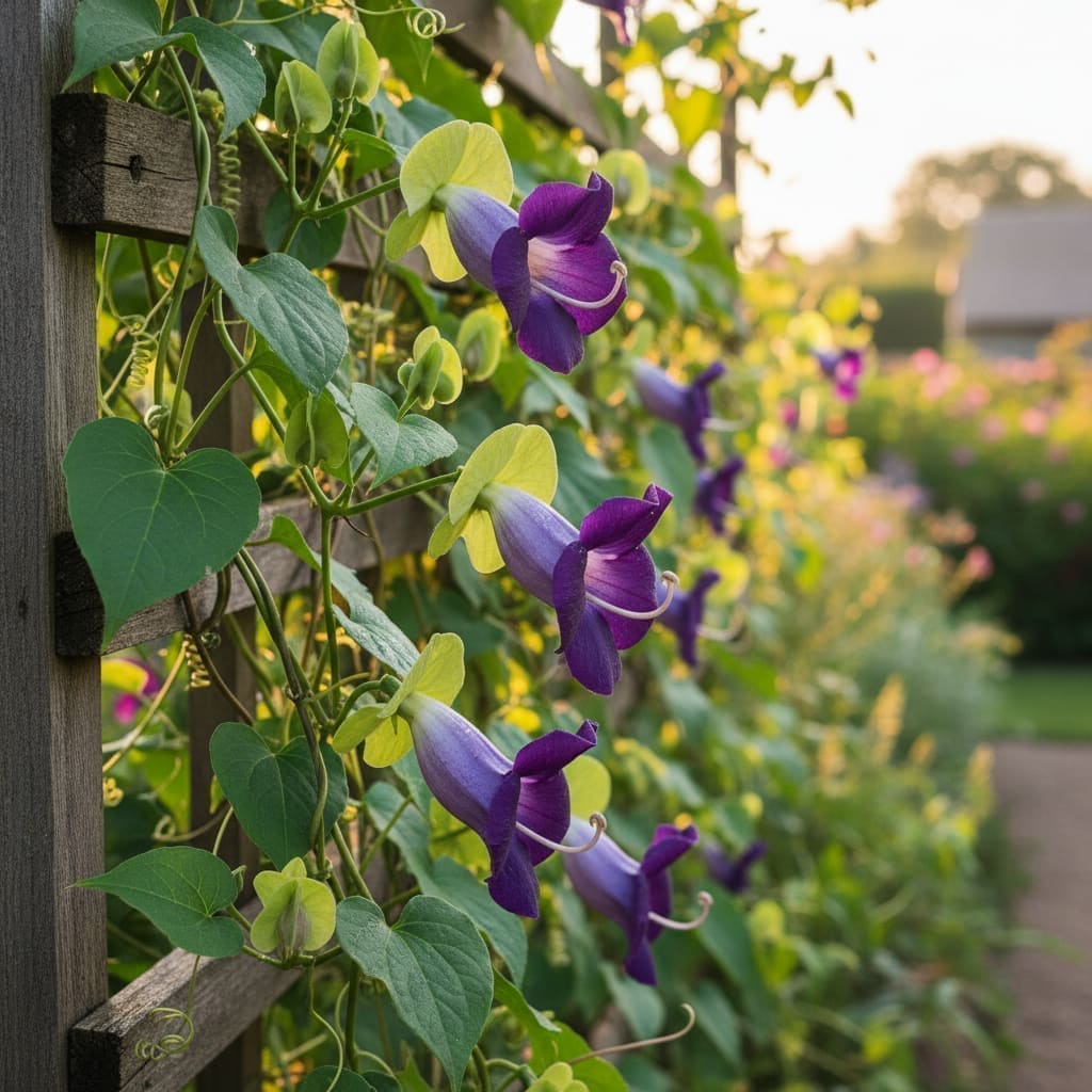 Cobaea Scandens plant