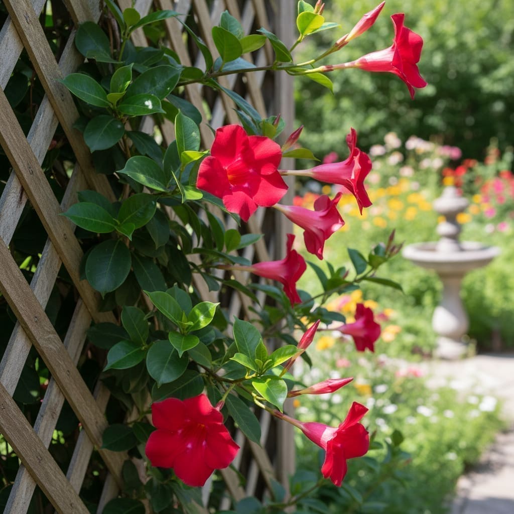 Mandevilla plant