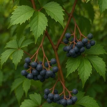 Parthenocissus spp. plant