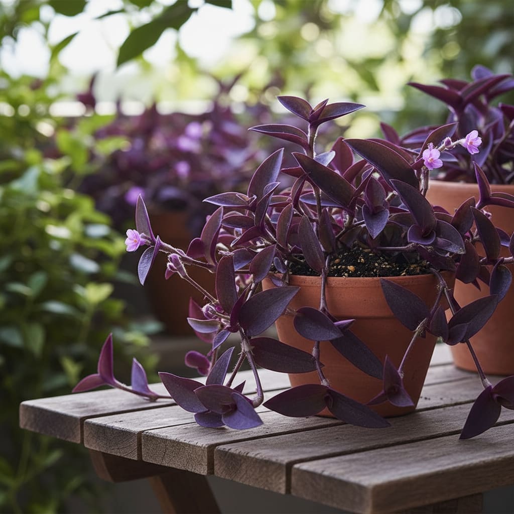 Tradescantia Pallida ‘Purple Heart’ plant