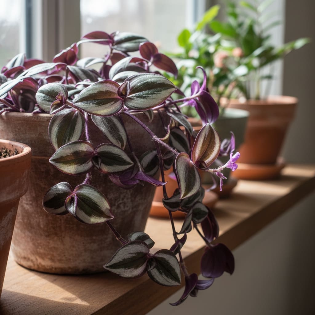 Tradescantia Zebrina plant